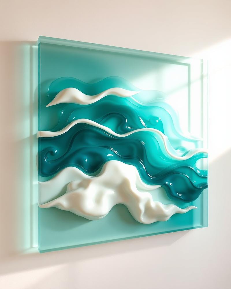 3D Resin Sculpture Wall Art